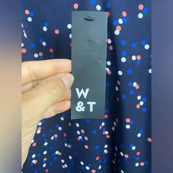 NWTs Willow & Thread - Navy dress with dots - medium - Picture 4 of 8